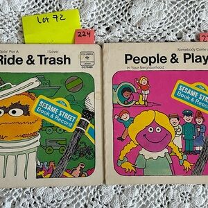 Columbia Records: Sesame Street People & Play, Ride and Trash